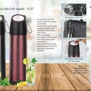 VACCUM FLASK WITH SOFT HANDEL