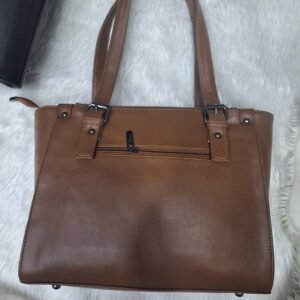 Brown Leather Ladies Bag